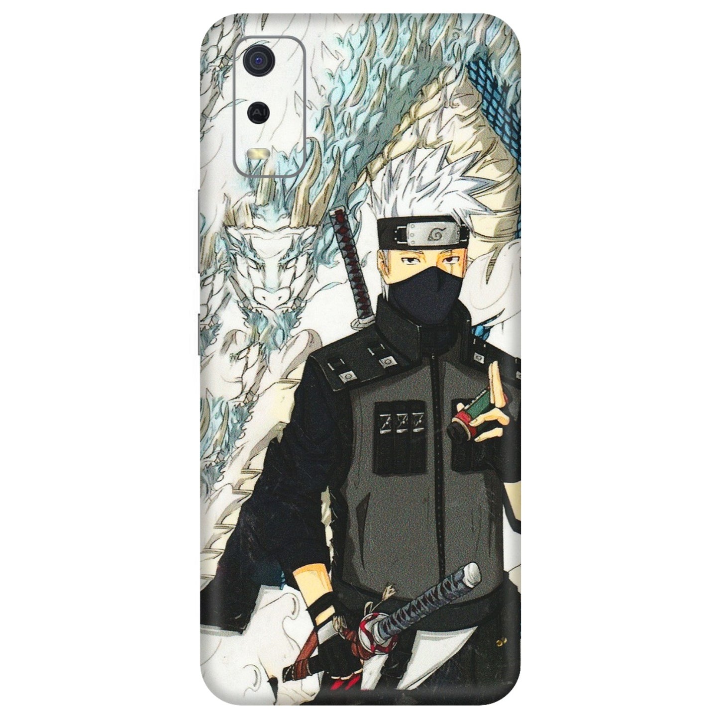VIVO Y Series Phone Skins (All Models) - Kakashi Hatake Naruto Anime - 3D Embossed Finish (L-46) Vivo Y3S