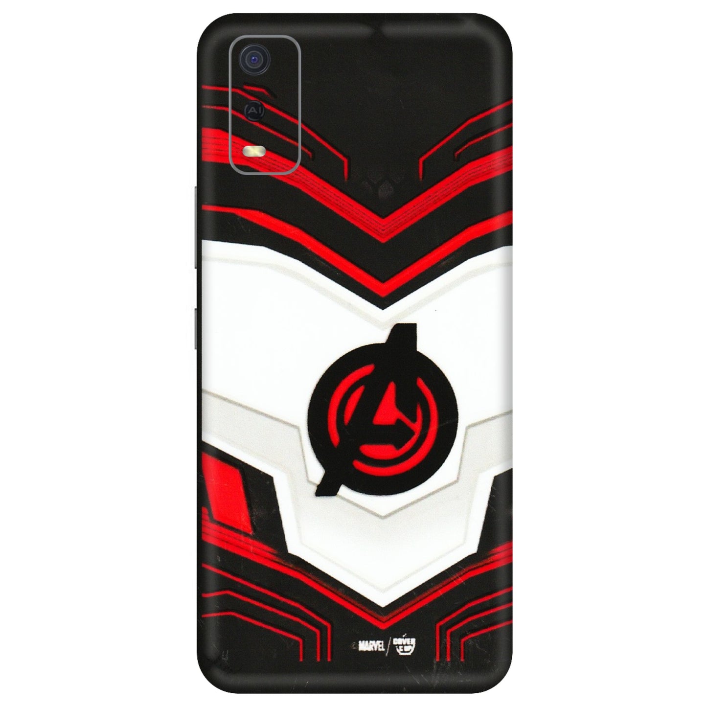 VIVO Y Series Phone Skins (All Models) - Avengers Logo - 3D Embossed Finish (L-55) Vivo Y3S