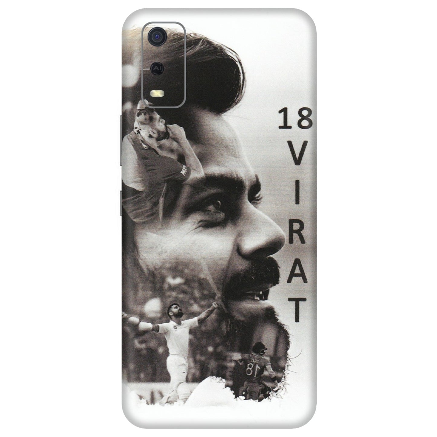 VIVO Y Series Phone Skins (All Models) - Virat Kohli Cricketer - Matte Finish (M-163) Vivo Y3S