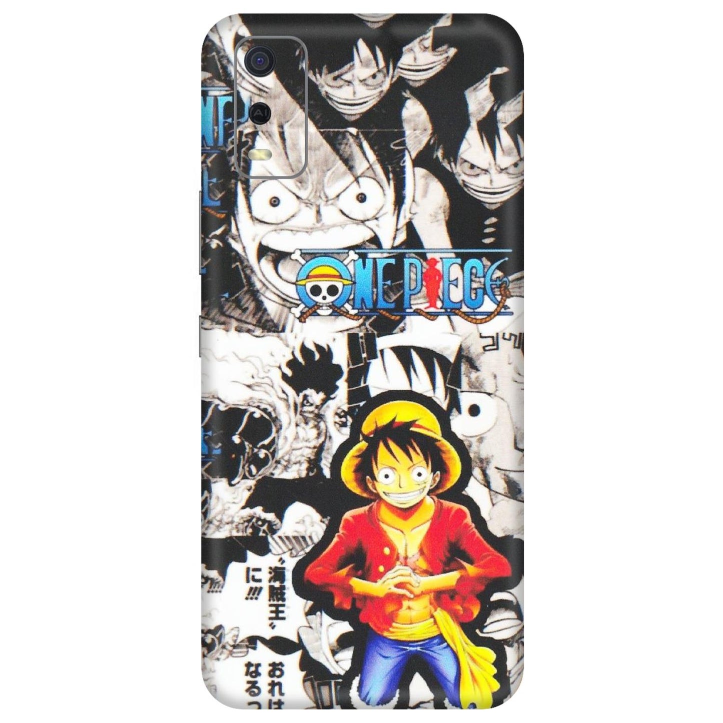 VIVO Y Series Phone Skins (All Models) - One Piece B&W - Matte Finish (M-63) Vivo Y3S