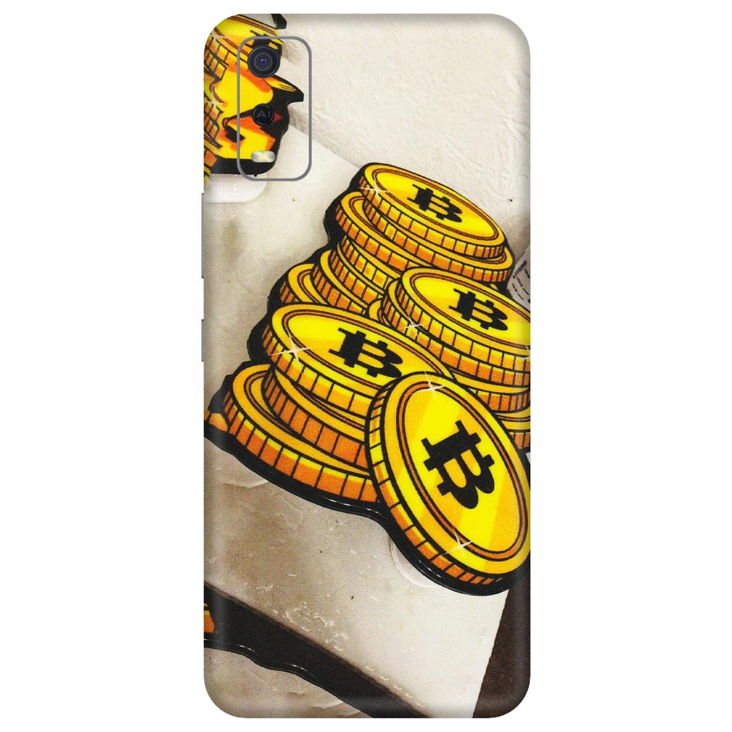 VIVO Y Series Phone Skins (All Models) - Billionaire Bitcoin Collection - Matte Finish (M-92) Vivo Y3S