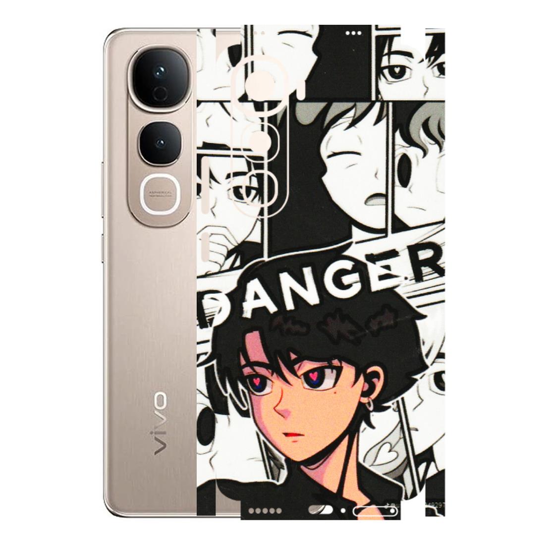 VIVO Y Series Phone Skins (All Models) - Danger Anime - 3D Embossed Finish (L-155) Vivo Y400 5G
