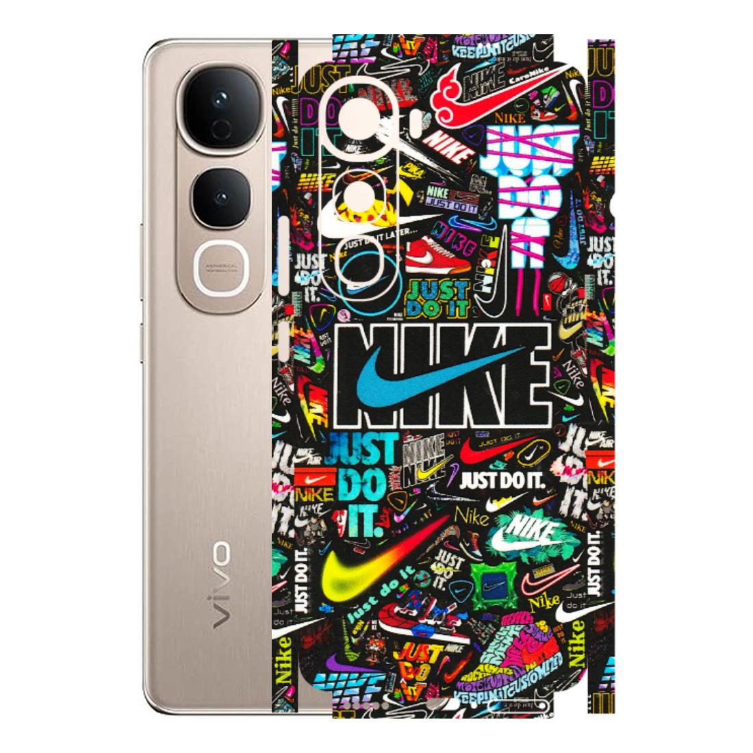 VIVO Y Series Phone Skins (All Models) - Just Do It Doodles - 3D Embossed Finish (L-166) Vivo Y400 5G