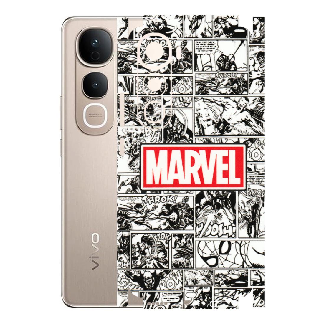 VIVO Y Series Phone Skins (All Models) - Marvel Comic - 3D Embossed Finish (L-171) Vivo Y400 5G