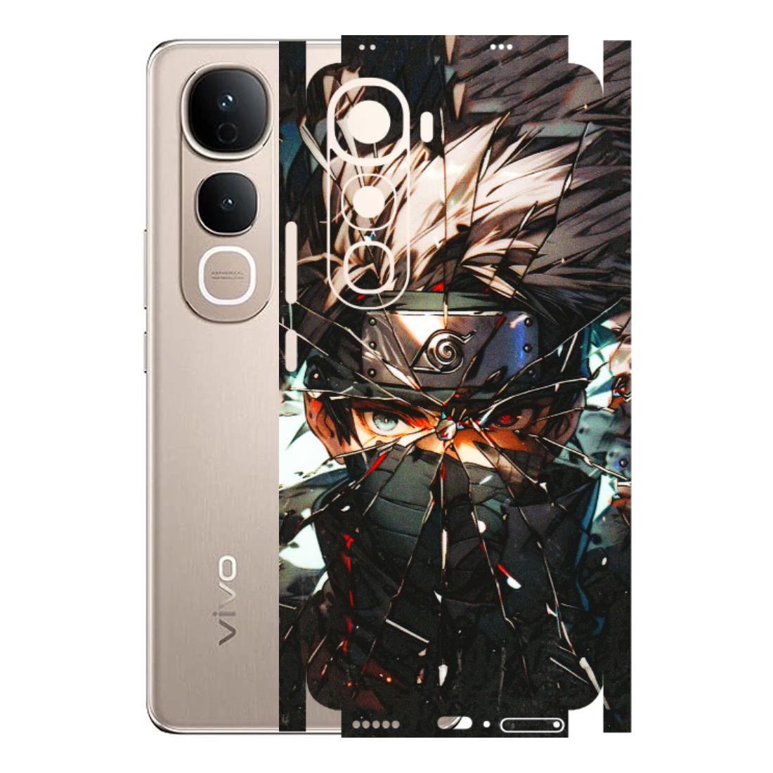 VIVO Y Series Phone Skins (All Models) - Kakashi Shattered Glass Effect - 3D Embossed Finish (L-237) Vivo Y400 5G