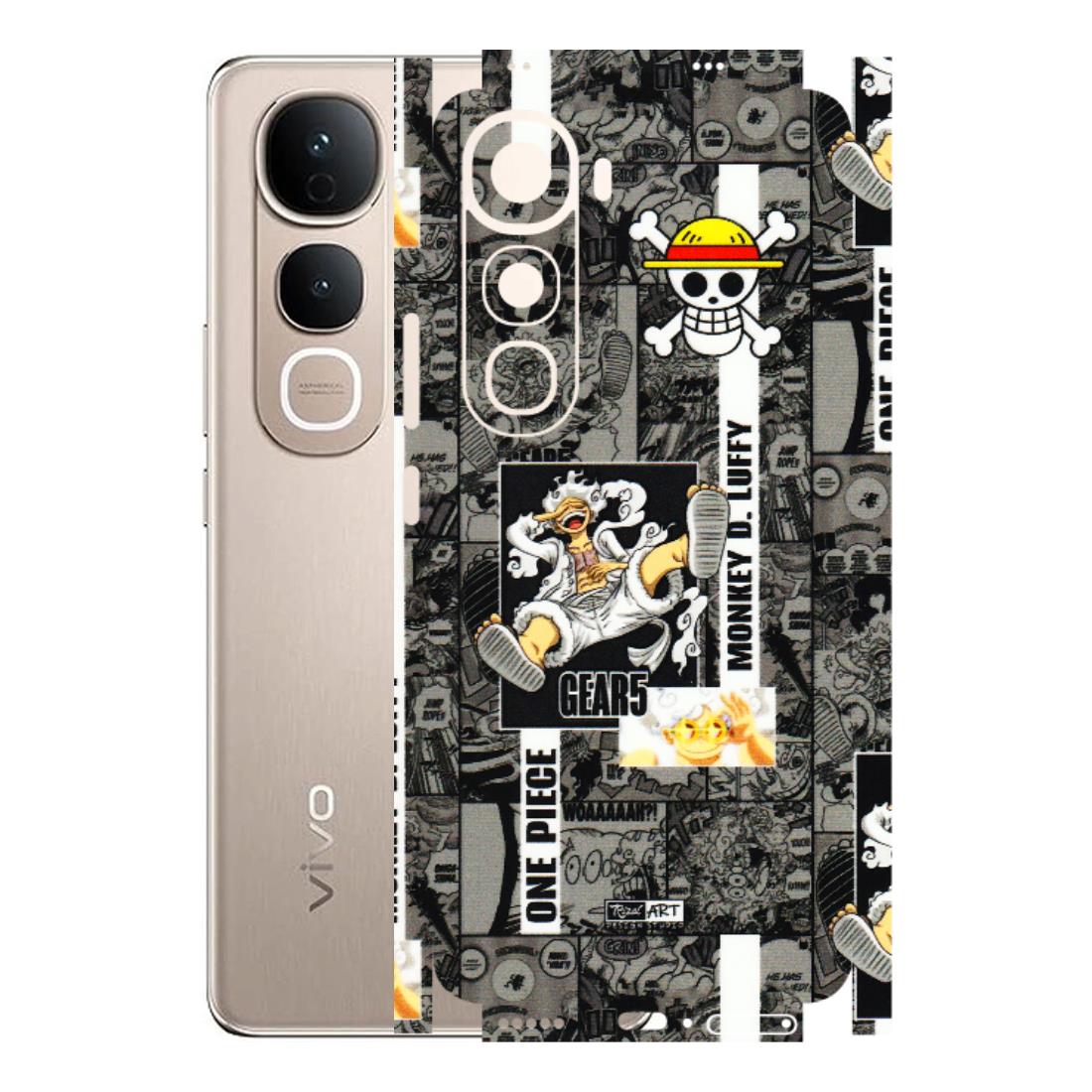 VIVO Y Series Phone Skins (All Models) - Cuffy Anime MonkeyCamic - 3D Embossed Finish (L-242) Vivo Y400 5G