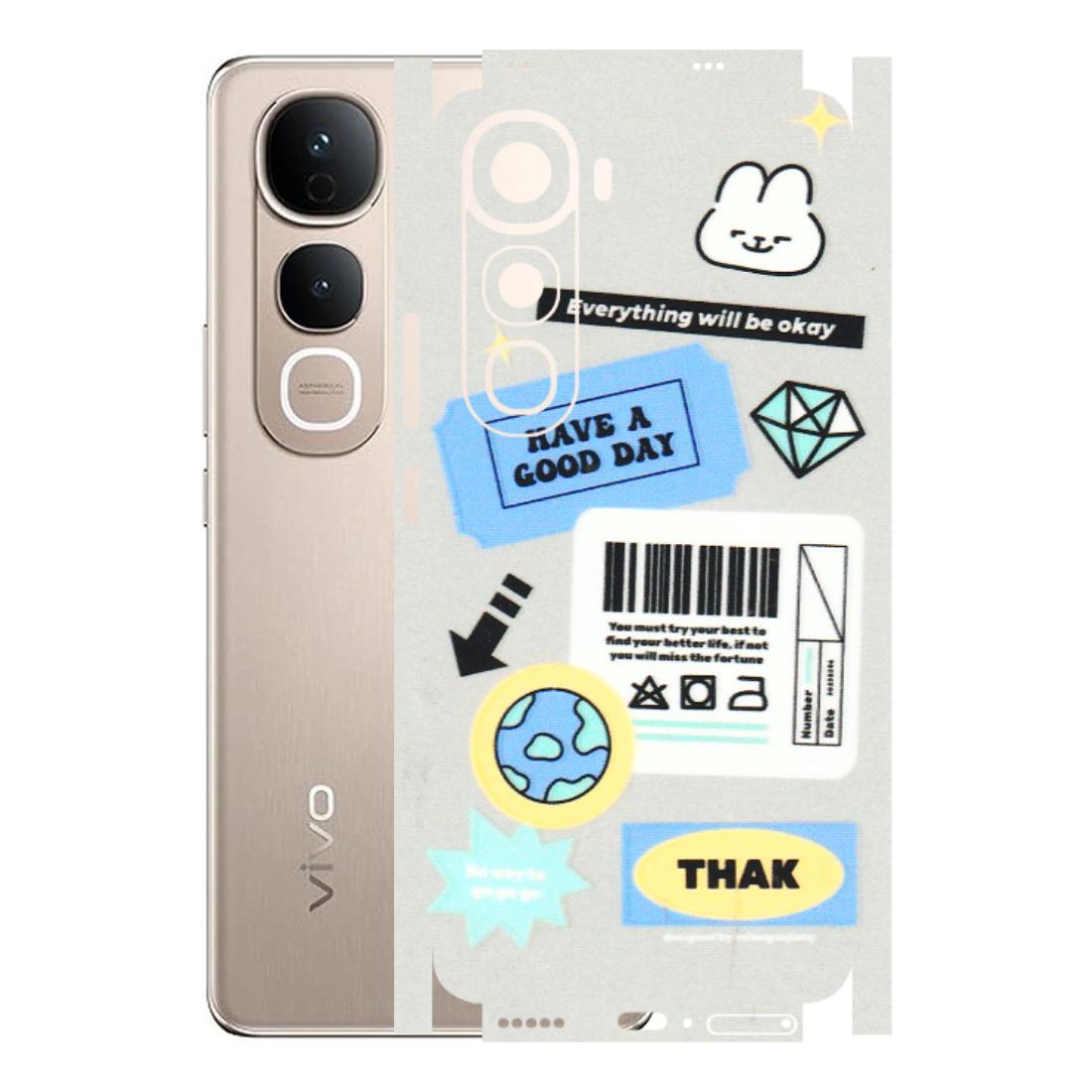 VIVO Y Series Phone Skins (All Models) - Will Be Okay Design - 3D Embossed Finish (L-316) Vivo Y400 5G