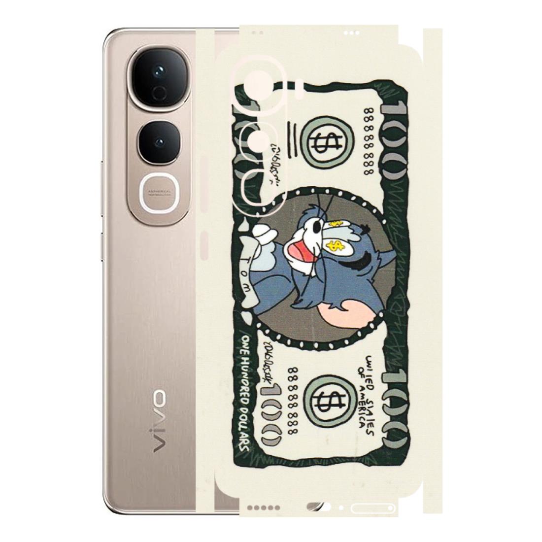 VIVO Y Series Phone Skins (All Models) - Tom Hundred Dollar - 3D Embossed Finish (L-324) Vivo Y400 5G