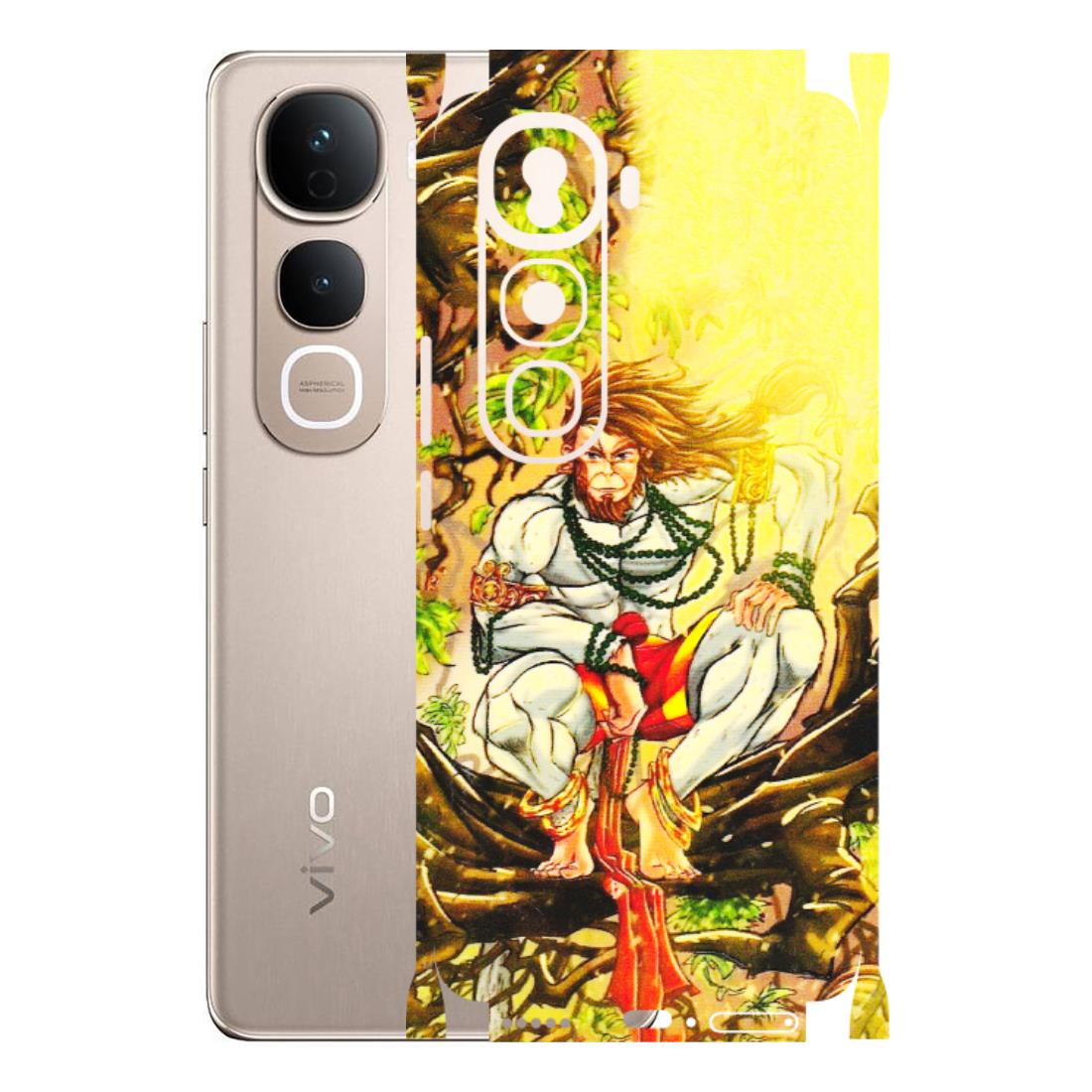 VIVO Y Series Phone Skins (All Models) - Lord Hanuman - 3D Embossed Finish (L-152) Vivo Y400 Pro 5G