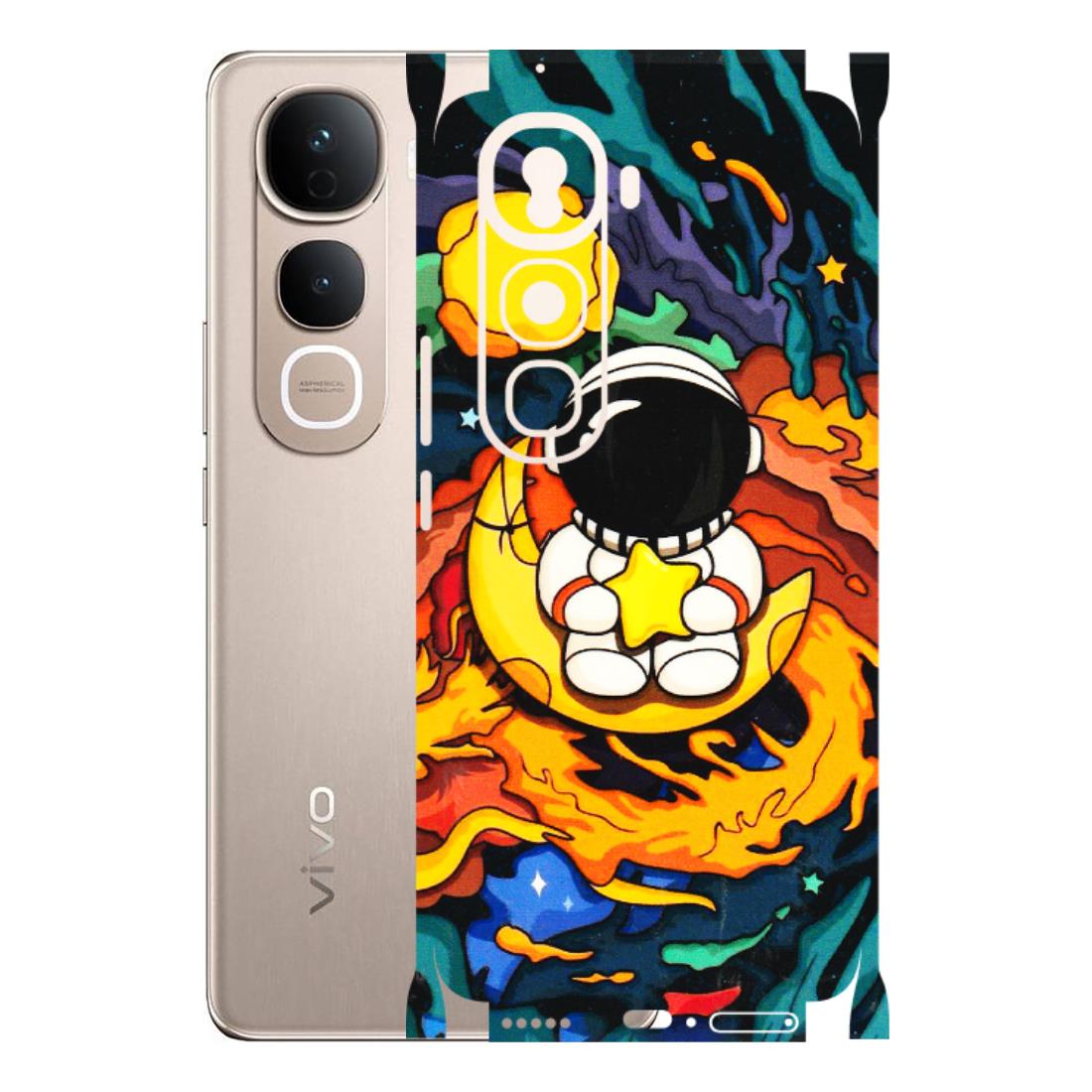 VIVO Y Series Phone Skins (All Models) - Baby Astronaut - 3D Embossed Finish (L-197) Vivo Y400 Pro 5G