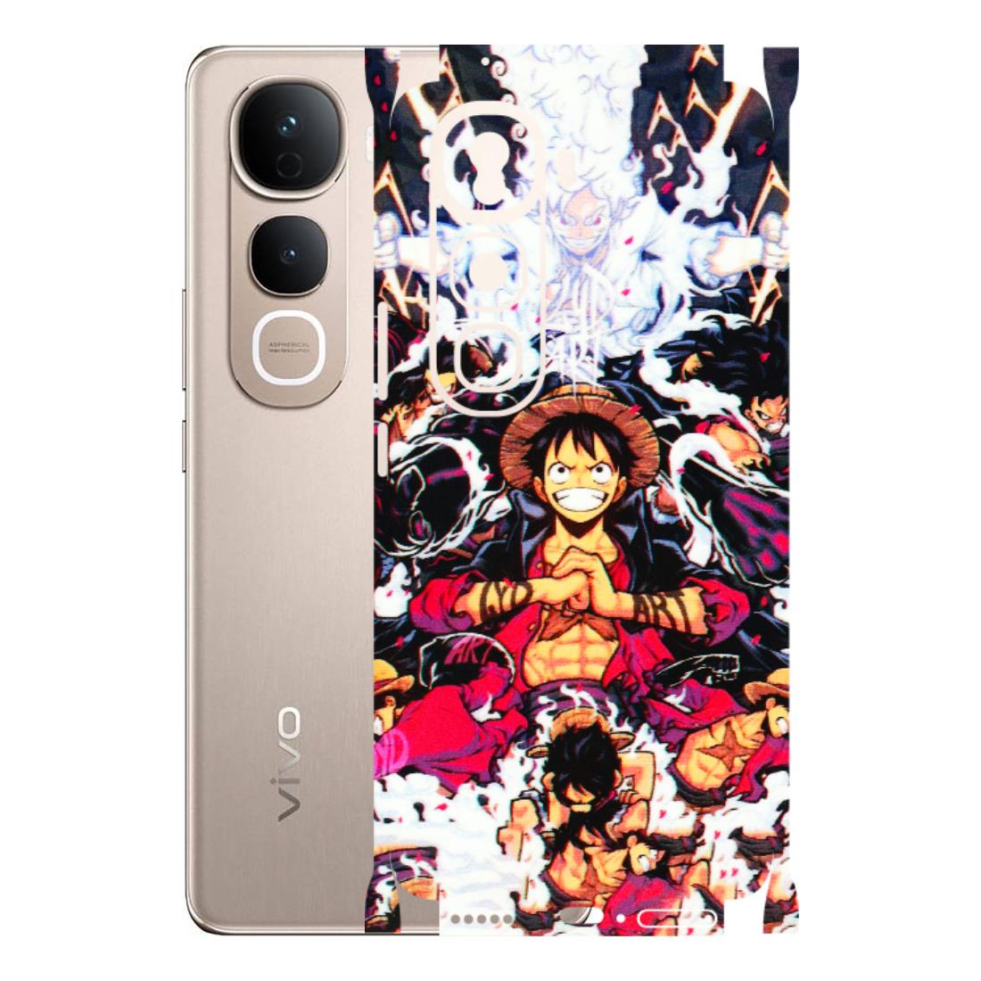 VIVO Y Series Phone Skins (All Models) - Luffy Anime Character - 3D Embossed Finish (L-203) Vivo Y400 Pro 5G