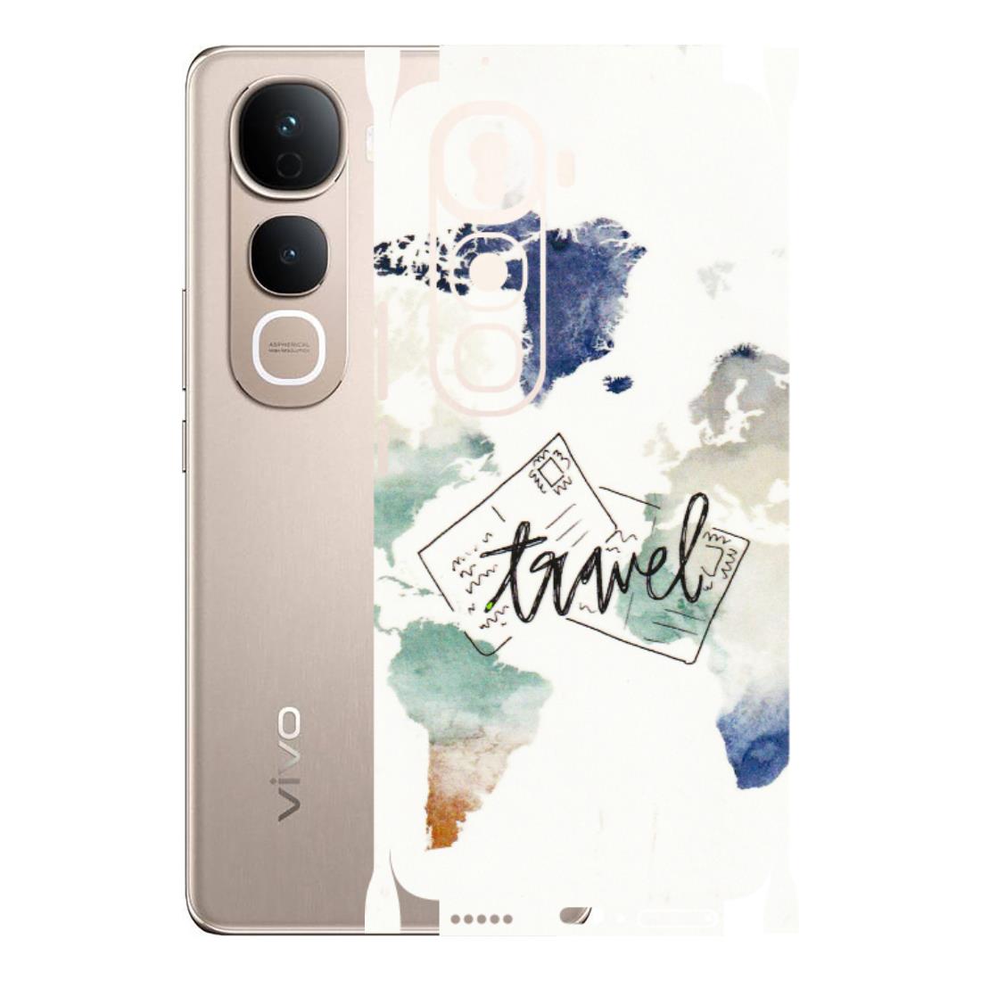 VIVO Y Series Phone Skins (All Models) - Travel The World - 3D Embossed Finish (L-232) Vivo Y400 Pro 5G