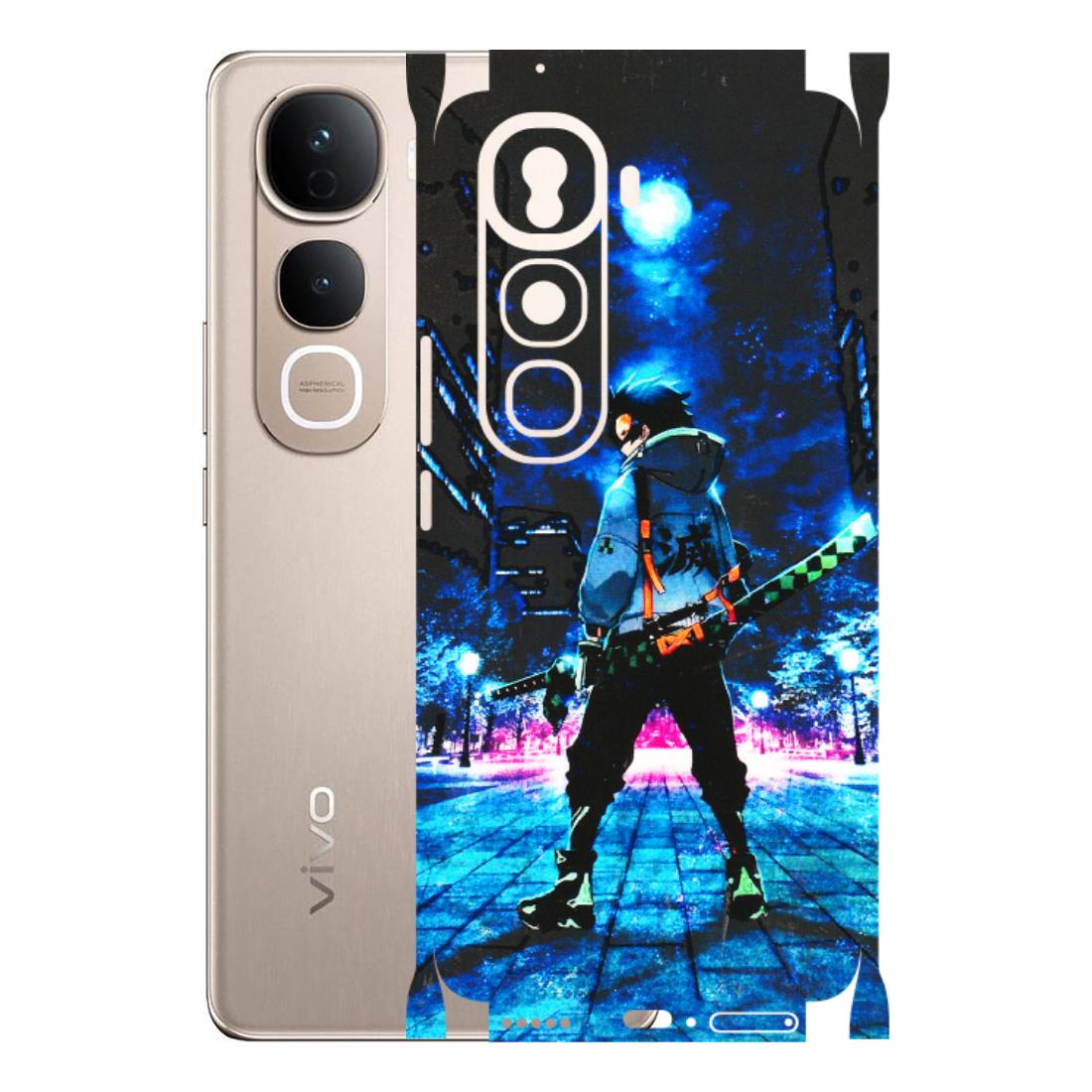 VIVO Y Series Phone Skins (All Models) - Demon Slayer Sword - 3D Embossed Finish (L-247) Vivo Y400 Pro 5G