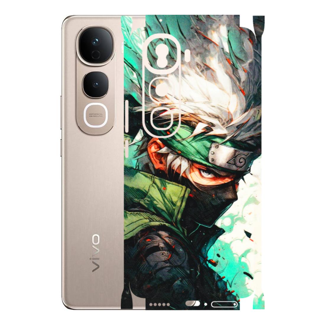 VIVO Y Series Phone Skins (All Models) - Kakashi Side Profile - 3D Embossed Finish (L-249) Vivo Y400 Pro 5G