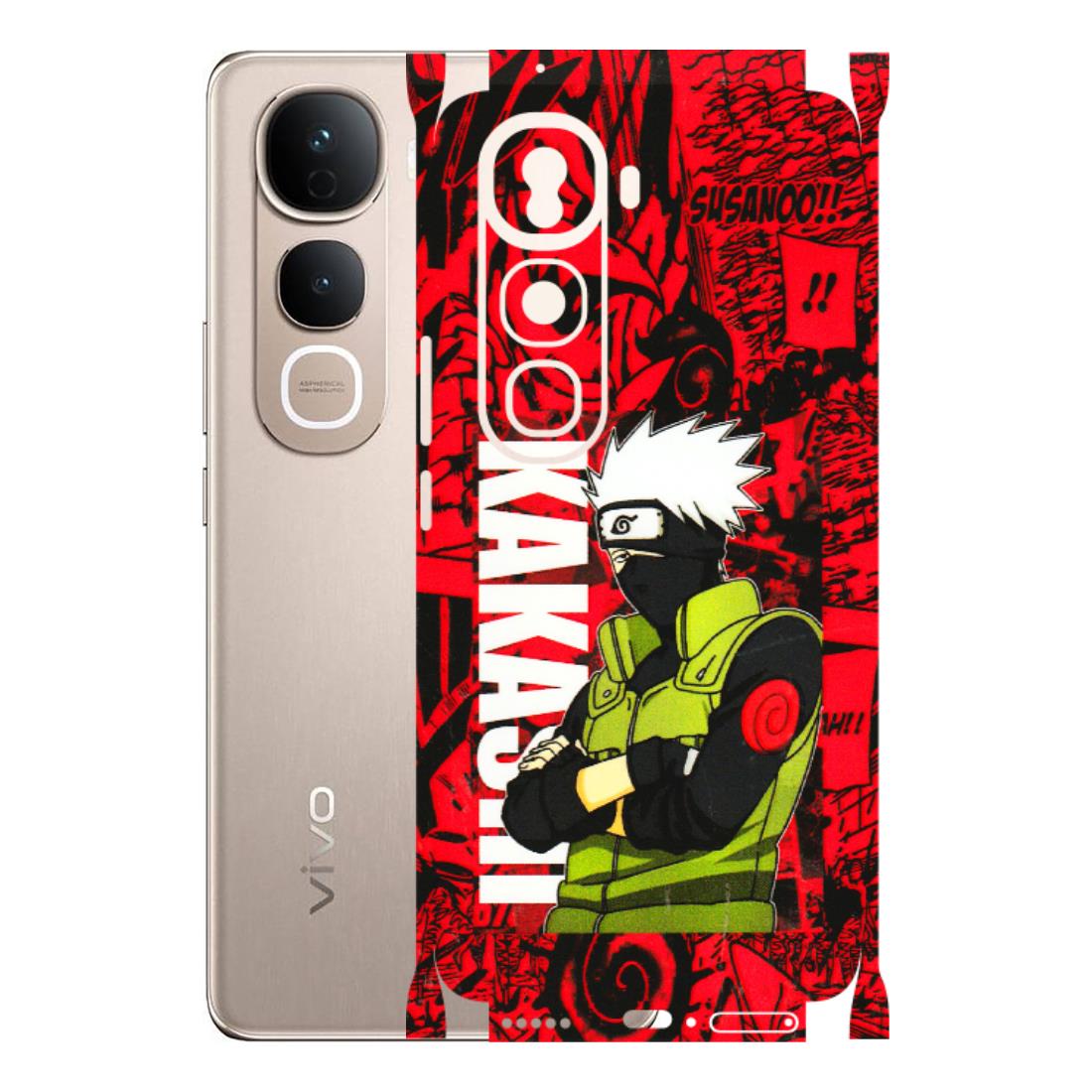 VIVO Y Series Phone Skins (All Models) - Kakashi Red Anime - 3D Embossed Finish (L-251) Vivo Y400 Pro 5G