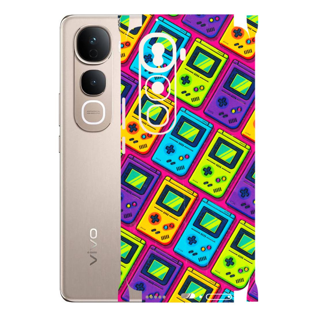 VIVO Y Series Phone Skins (All Models) - Gameboy Colourful - 3D Embossed Finish (L-266) Vivo Y400 Pro 5G