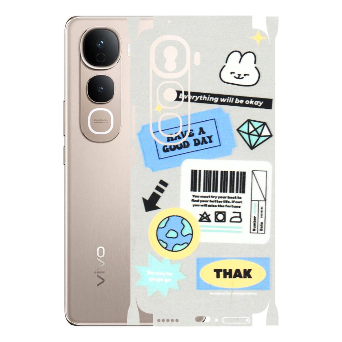 VIVO Y Series Phone Skins (All Models) - Will Be Okay Design - 3D Embossed Finish (L-316) Vivo Y400 Pro 5G