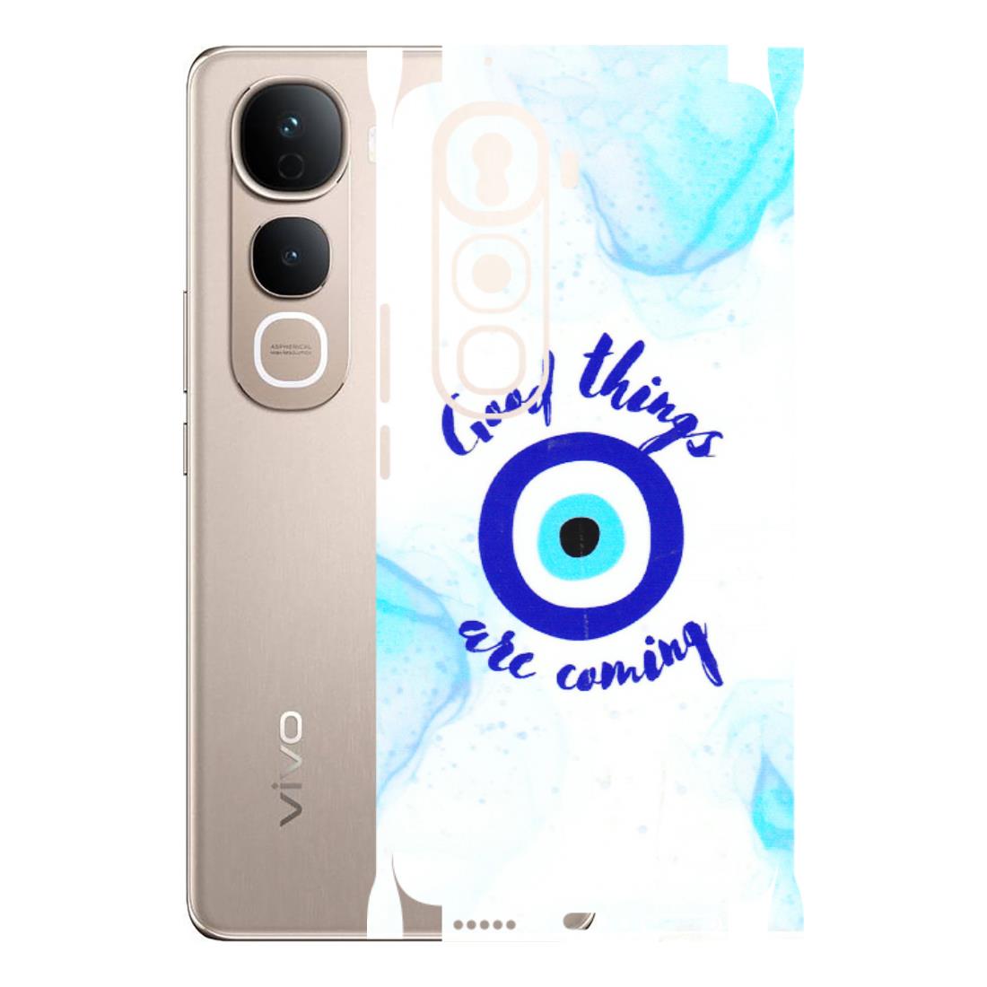 VIVO Y Series Phone Skins (All Models) - Evil Eye Good Things Are Coming - 3D Embossed Finish (L-322) Vivo Y400 Pro 5G