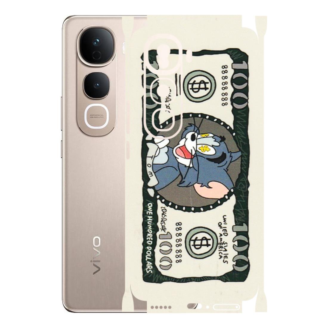 VIVO Y Series Phone Skins (All Models) - Tom Hundred Dollar - 3D Embossed Finish (L-324) Vivo Y400 Pro 5G