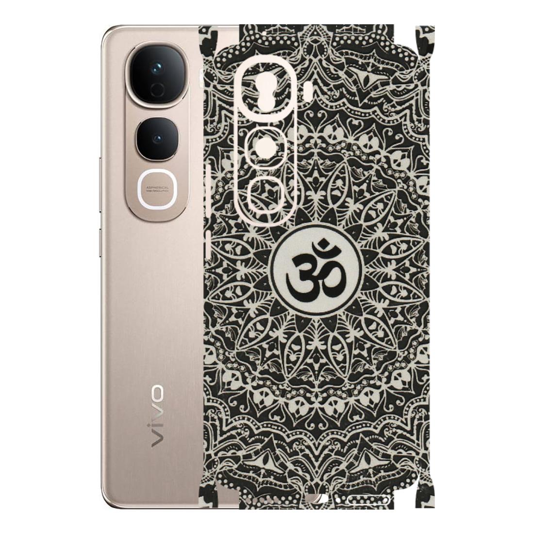 VIVO Y Series Phone Skins (All Models) - Aum Elegant Mandala - 3D Embossed Finish (L-62) Vivo Y400 Pro 5G