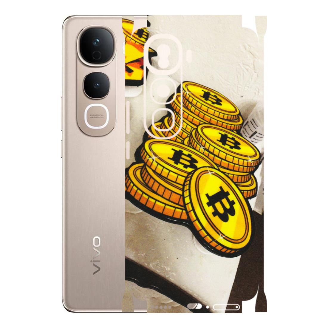 VIVO Y Series Phone Skins (All Models) - Billionaire Bitcoin Collection - Matte Finish (M-92) Vivo Y400 Pro 5G