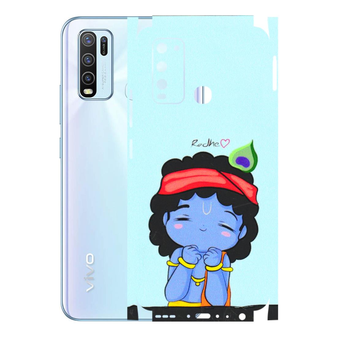 VIVO Y Series Phone Skins (All Models) - Radhe Radhe Cute Toon - 3D Embossed Finish (L-05) Vivo Y50