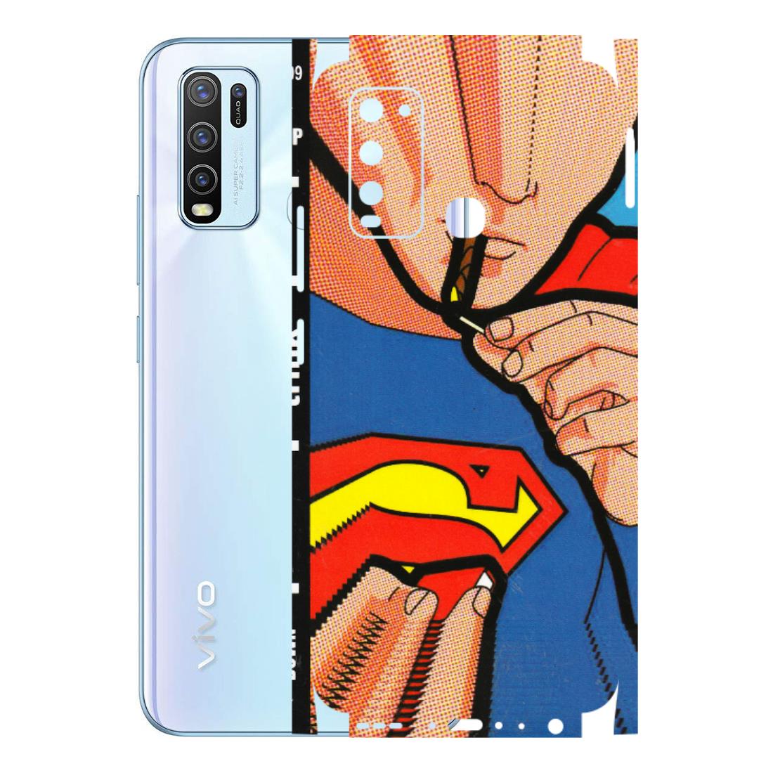 VIVO Y Series Phone Skins (All Models) - Superman Sutta - 3D Embossed Finish (L-130) Vivo Y50