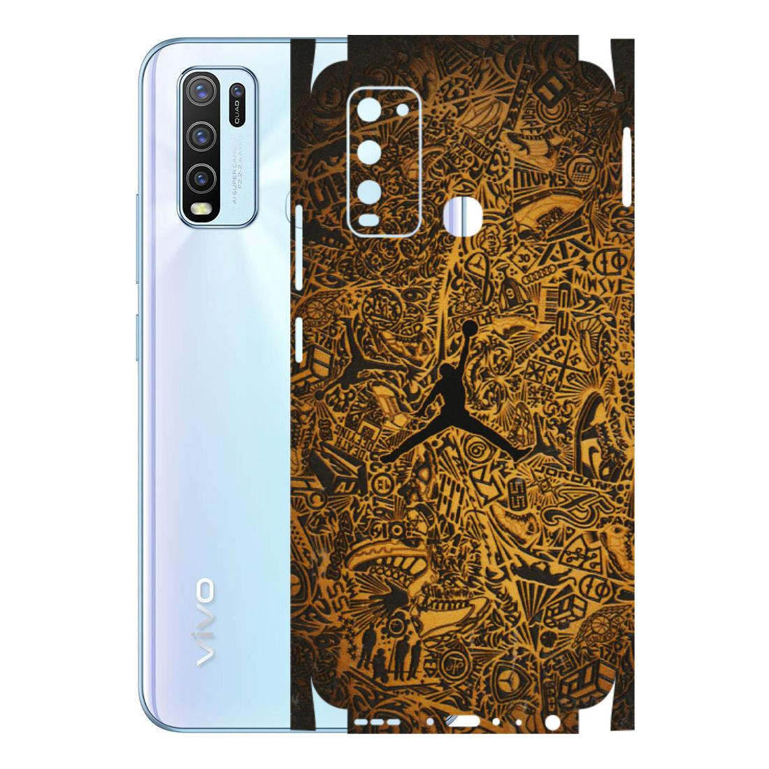 VIVO Y Series Phone Skins (All Models) - Premium Gold Basketball Player - 3D Embossed Finish (L-236) Vivo Y50