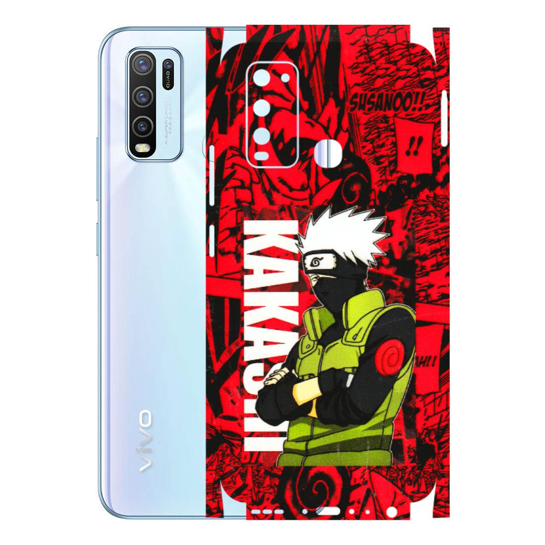 VIVO Y Series Phone Skins (All Models) - Kakashi Red Anime - 3D Embossed Finish (L-251) Vivo Y50