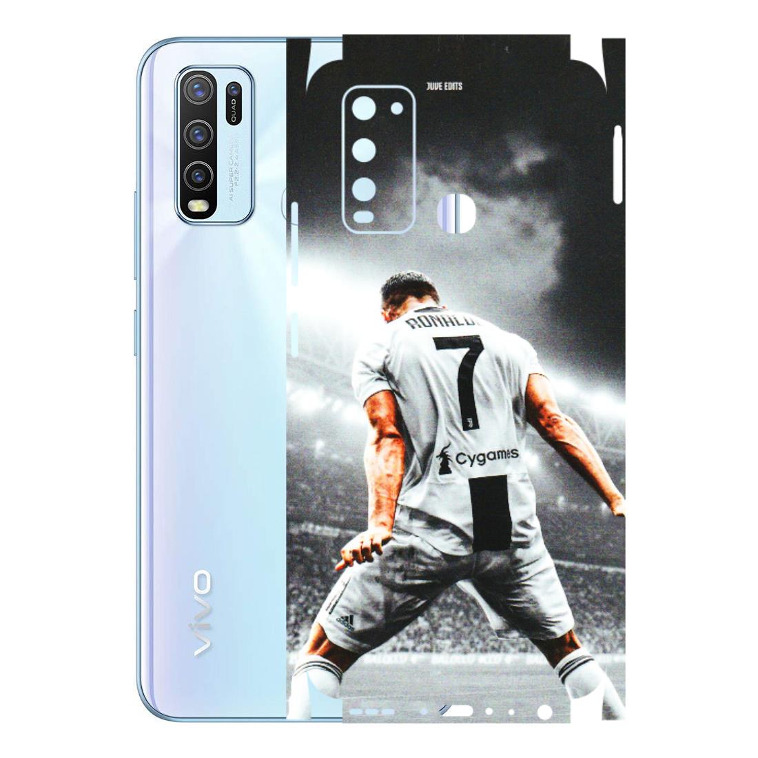 VIVO Y Series Phone Skins (All Models) - Ronaldo CR7 Crazy - 3D Embossed Finish (L-44) Vivo Y50