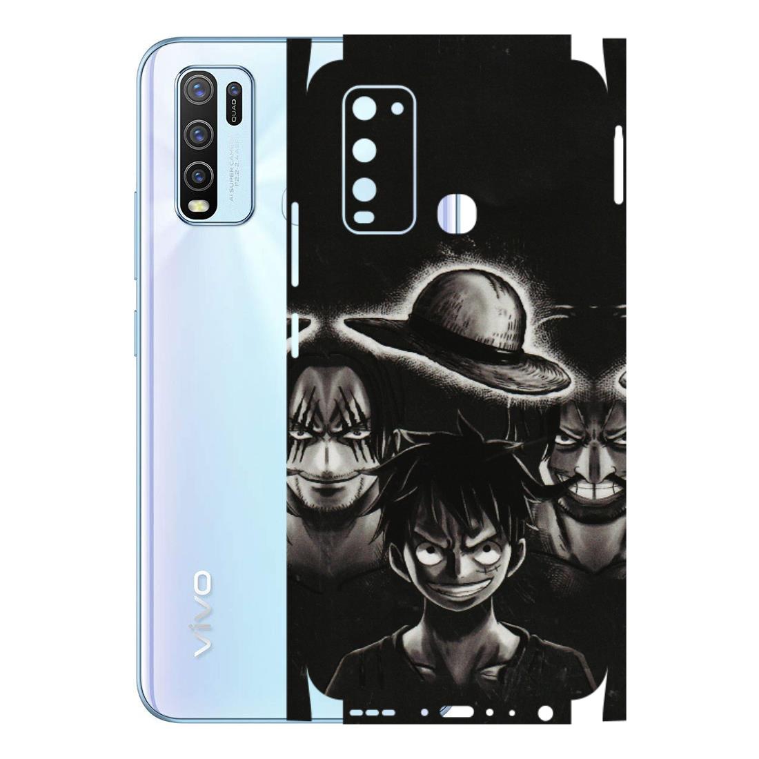 VIVO Y Series Phone Skins (All Models) - Black Luffy Hat - 3D Embossed Finish (L-57) Vivo Y50