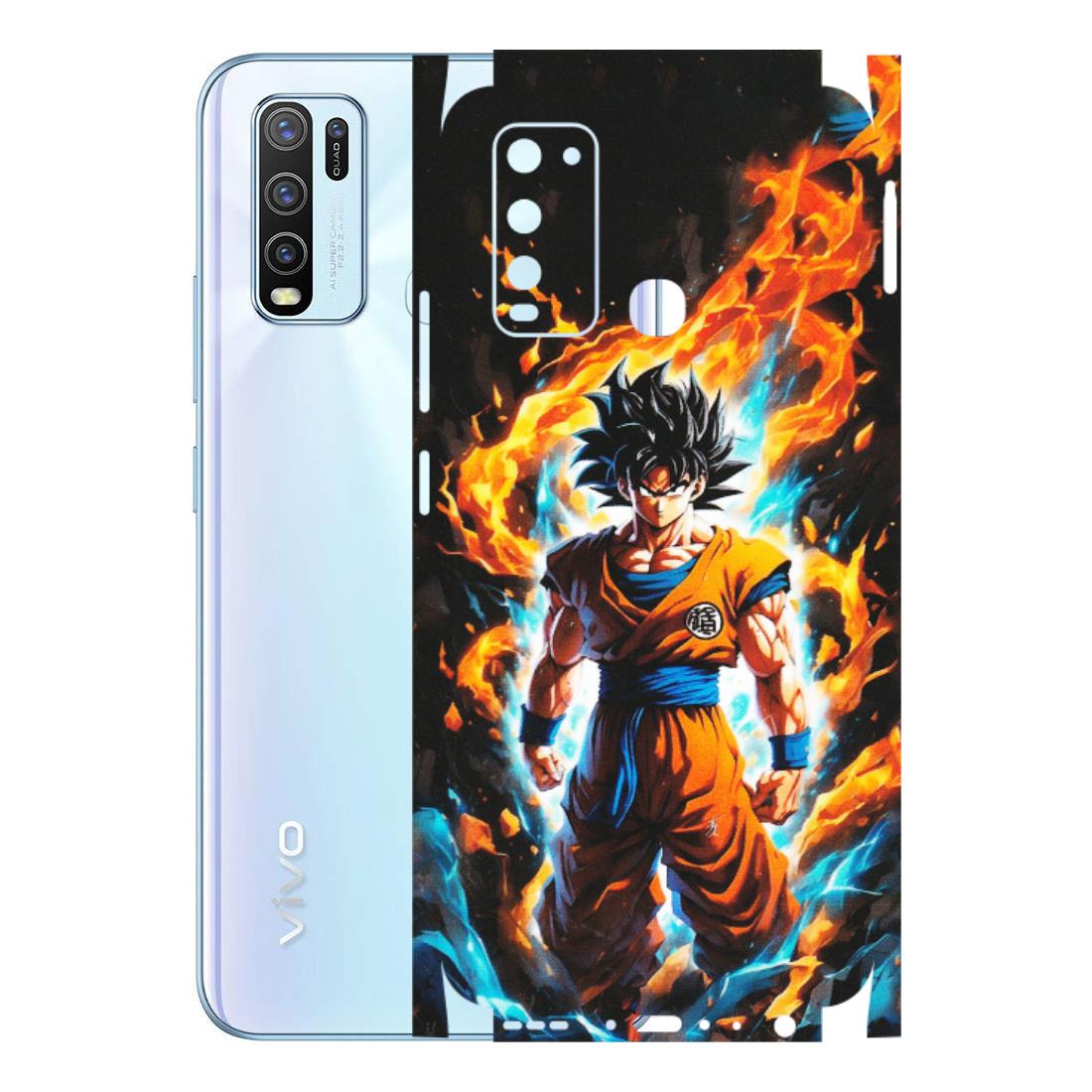 VIVO Y Series Phone Skins (All Models) - Goku Transformation Anime - Matte Finish (M-159) Vivo Y50
