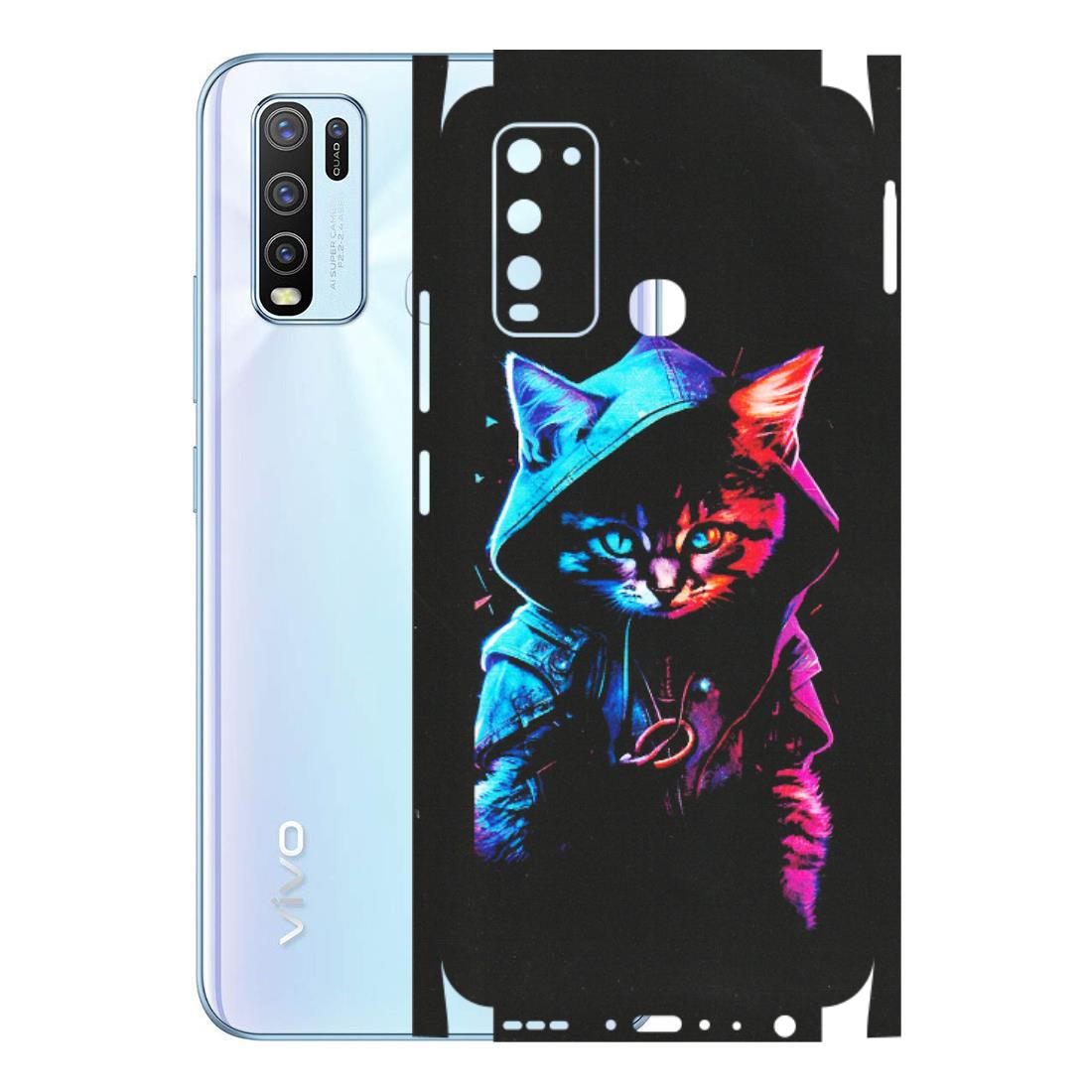 VIVO Y Series Phone Skins (All Models) - Cyberpunk Cat - Matte Finish (M-45) Vivo Y50