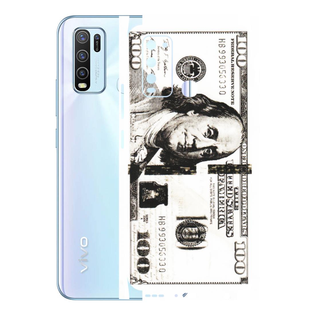 VIVO Y Series Phone Skins (All Models) - 100 Dollar Currency - Transparent Finish (T-01) Vivo Y50