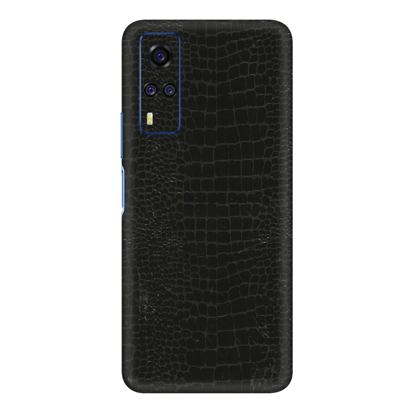 VIVO Y Series Phone Skins (All Models) - Snake Leather Black - 3D Embossed Finish (L-107) Vivo Y51A