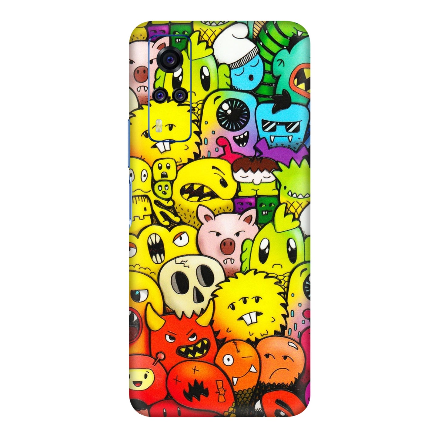 VIVO Y Series Phone Skins (All Models) - Angry Funkies - 3D Embossed Finish (L-169) Vivo Y51A