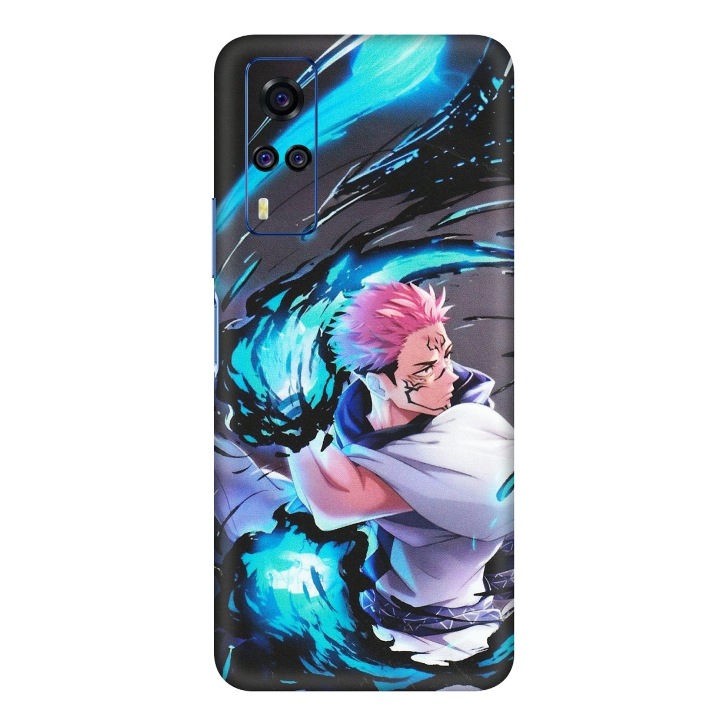 VIVO Y Series Phone Skins (All Models) - New Jujutsu Kaisen Grey Blue Anime - Matte Finish (M-127) Vivo Y51A