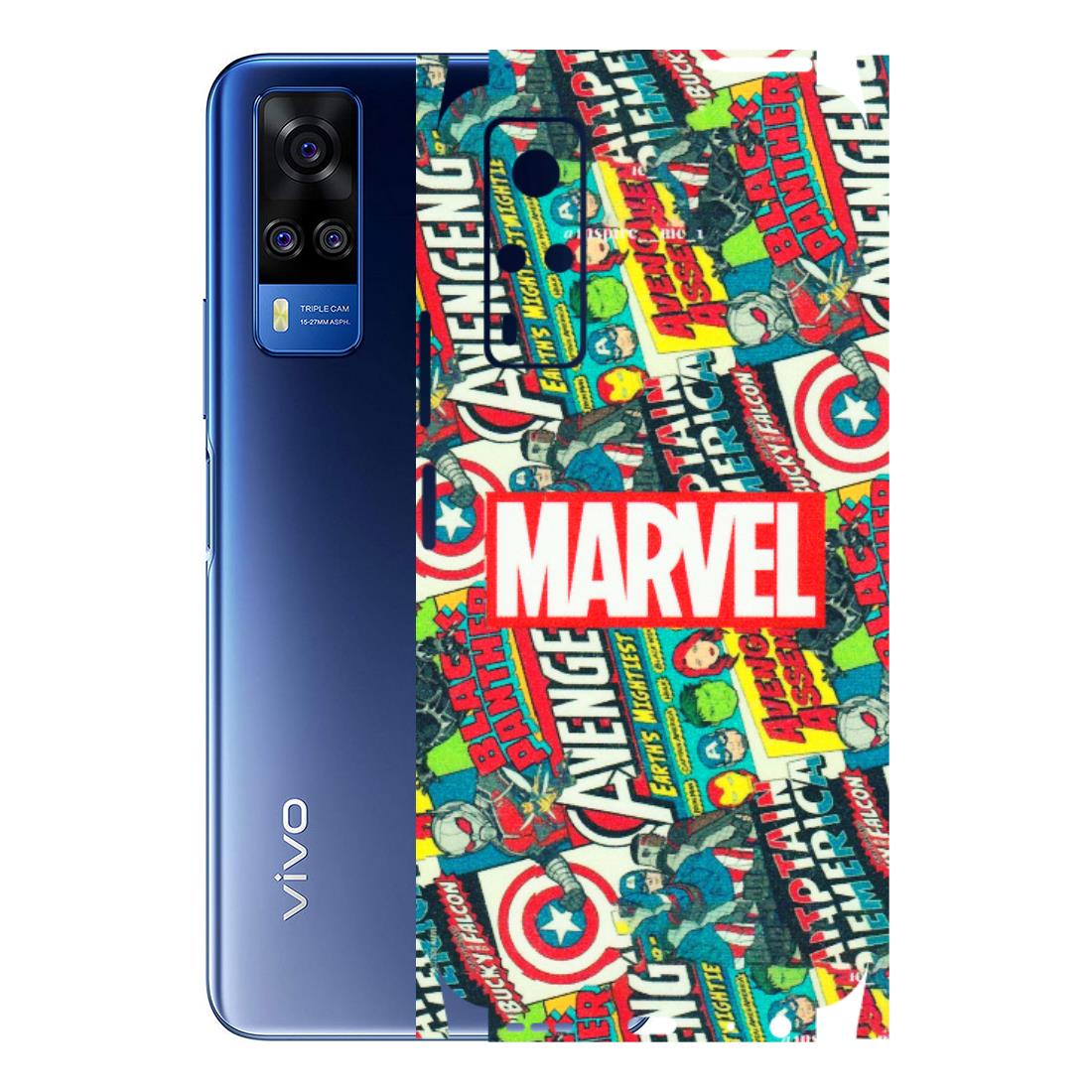 VIVO Y Series Phone Skins (All Models) - Marvel Comic Lover - Matte Finish (M-30) Vivo Y51A