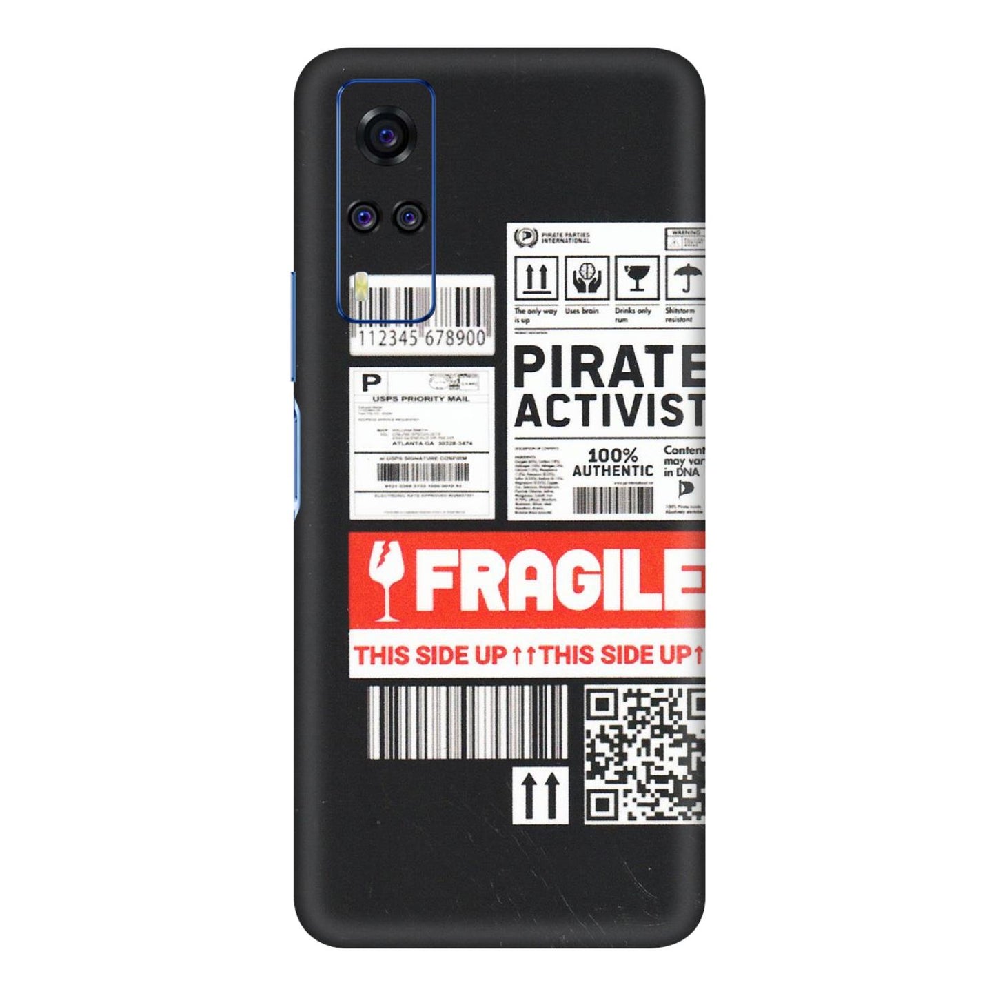 VIVO Y Series Phone Skins (All Models) - Handle With Care - Matte Finish (M-99) Vivo Y51A