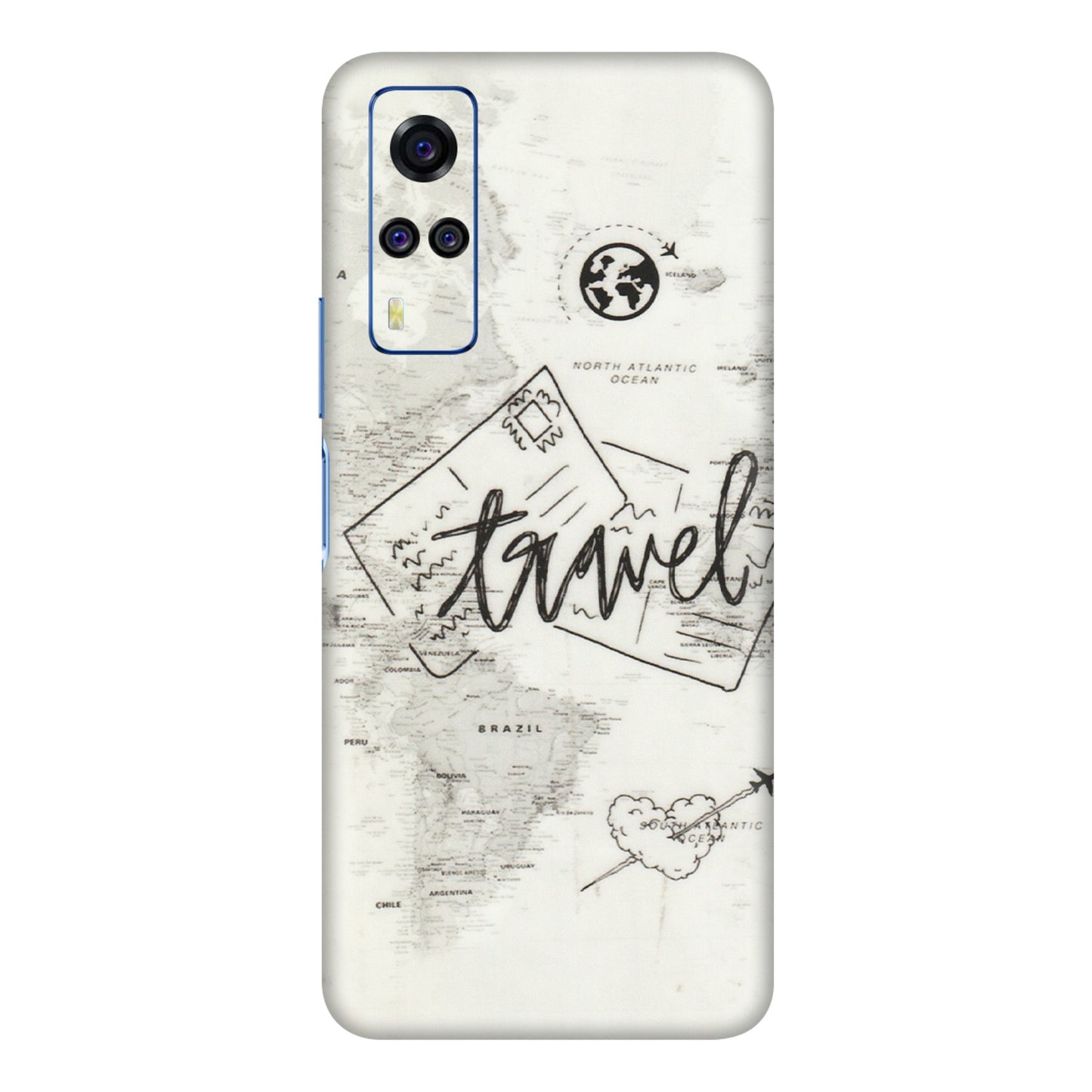 VIVO Y Series Phone Skins (All Models) - Travel Ticket - Transparent Finish (T-06) Vivo Y51A