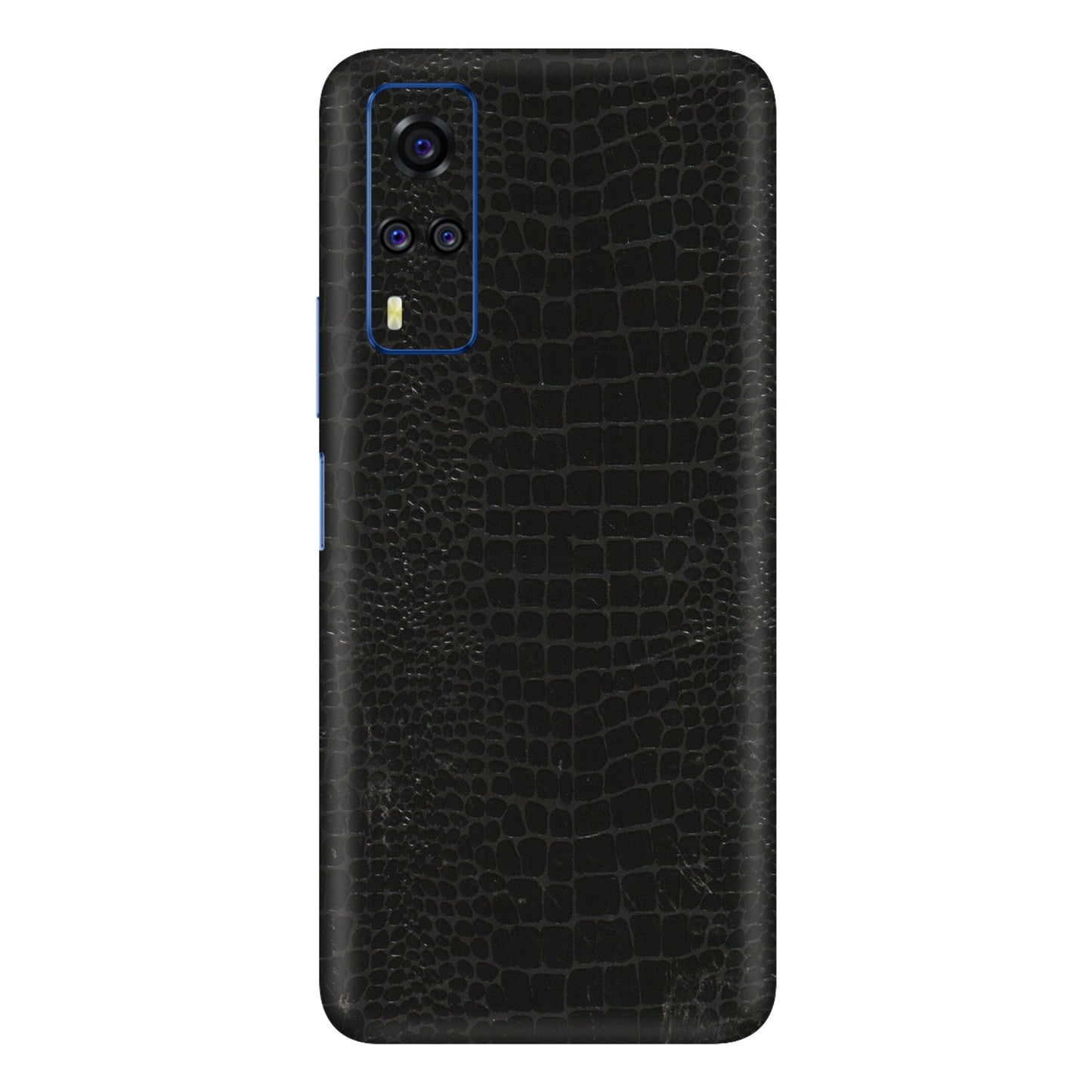 VIVO Y Series Phone Skins (All Models) - Snake Leather Black - 3D Embossed Finish (L-107) Vivo Y51