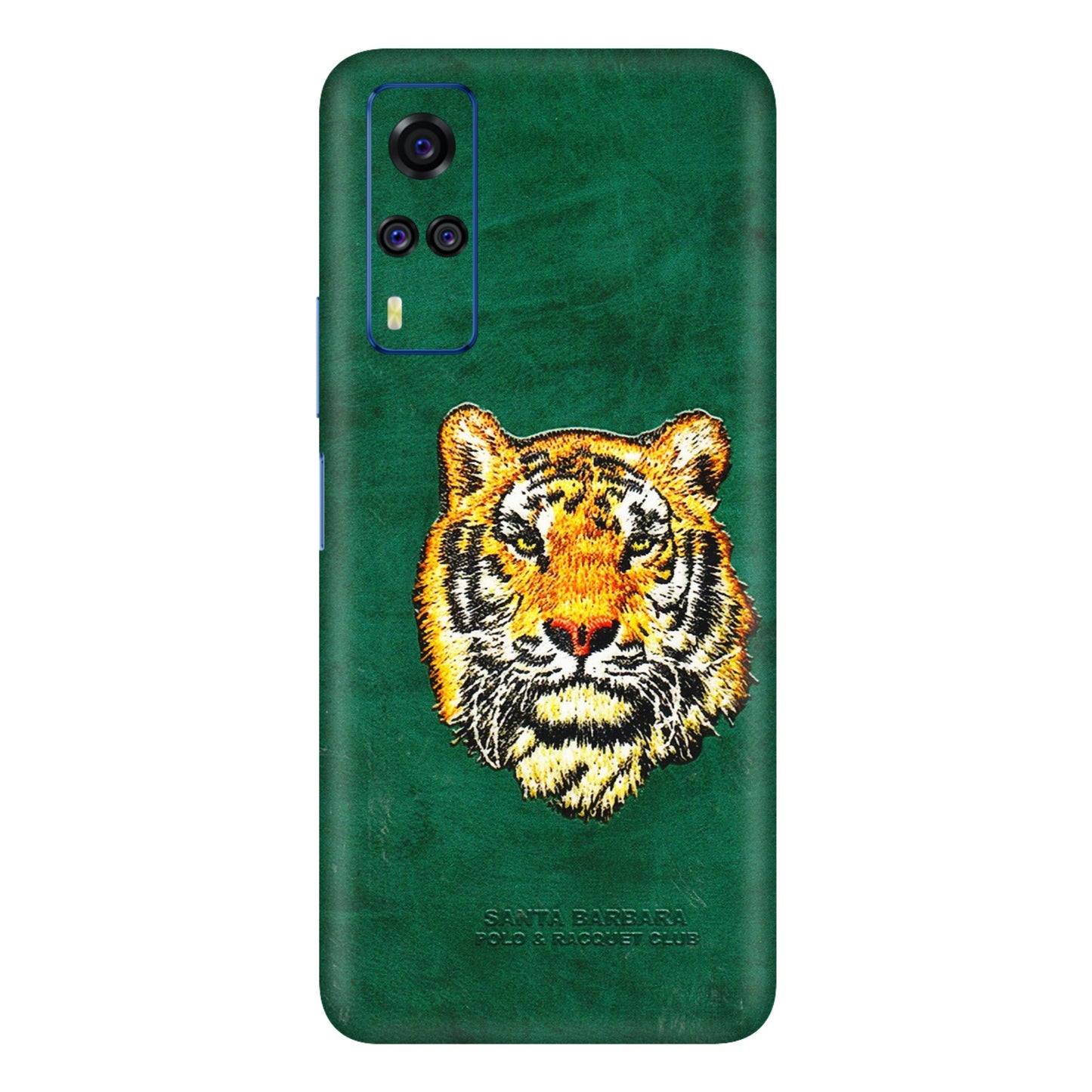 VIVO Y Series Phone Skins (All Models) - Leather Feel Tiger - 3D Embossed Finish (L-111) Vivo Y51