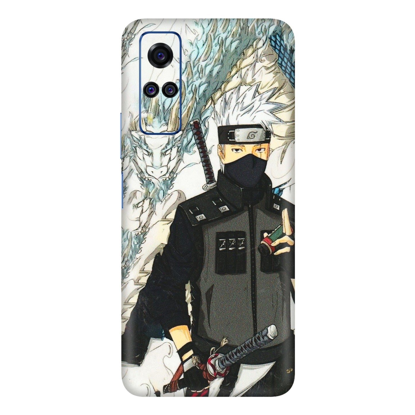 VIVO Y Series Phone Skins (All Models) - Kakashi Hatake Naruto Anime - 3D Embossed Finish (L-46) Vivo Y51