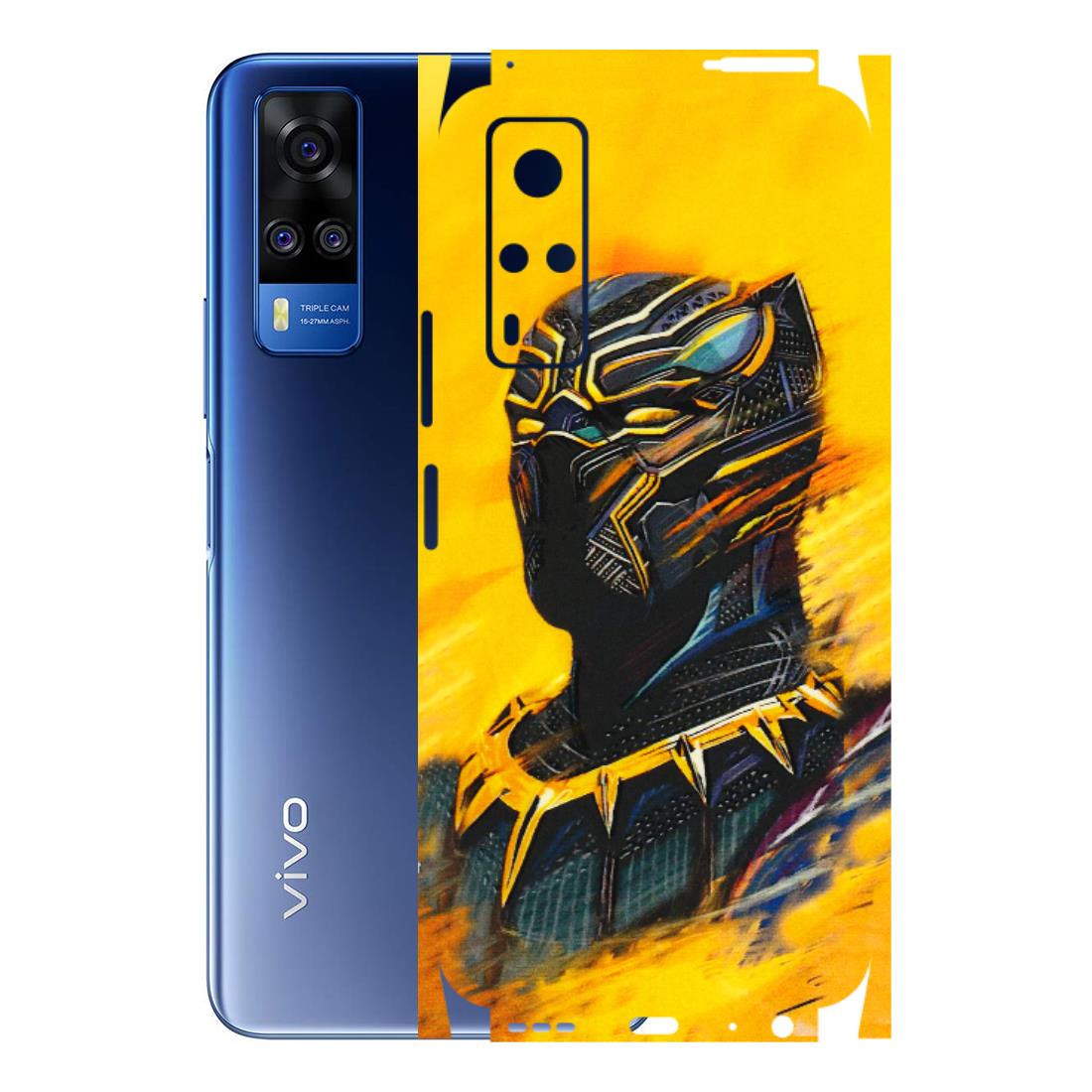 VIVO Y Series Phone Skins (All Models) - Yellow Panther - 3D Embossed Finish (L-54) Vivo Y51