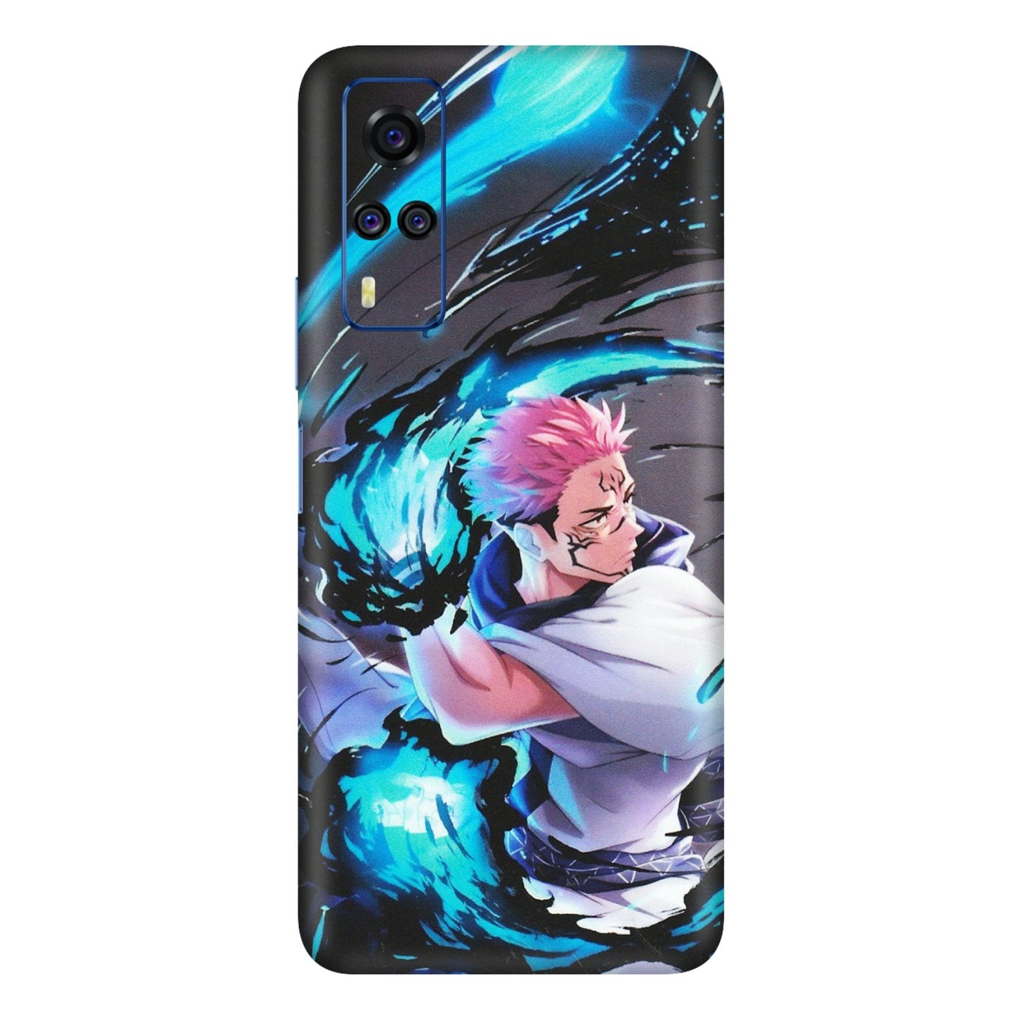 VIVO Y Series Phone Skins (All Models) - New Jujutsu Kaisen Grey Blue Anime - Matte Finish (M-127) Vivo Y51