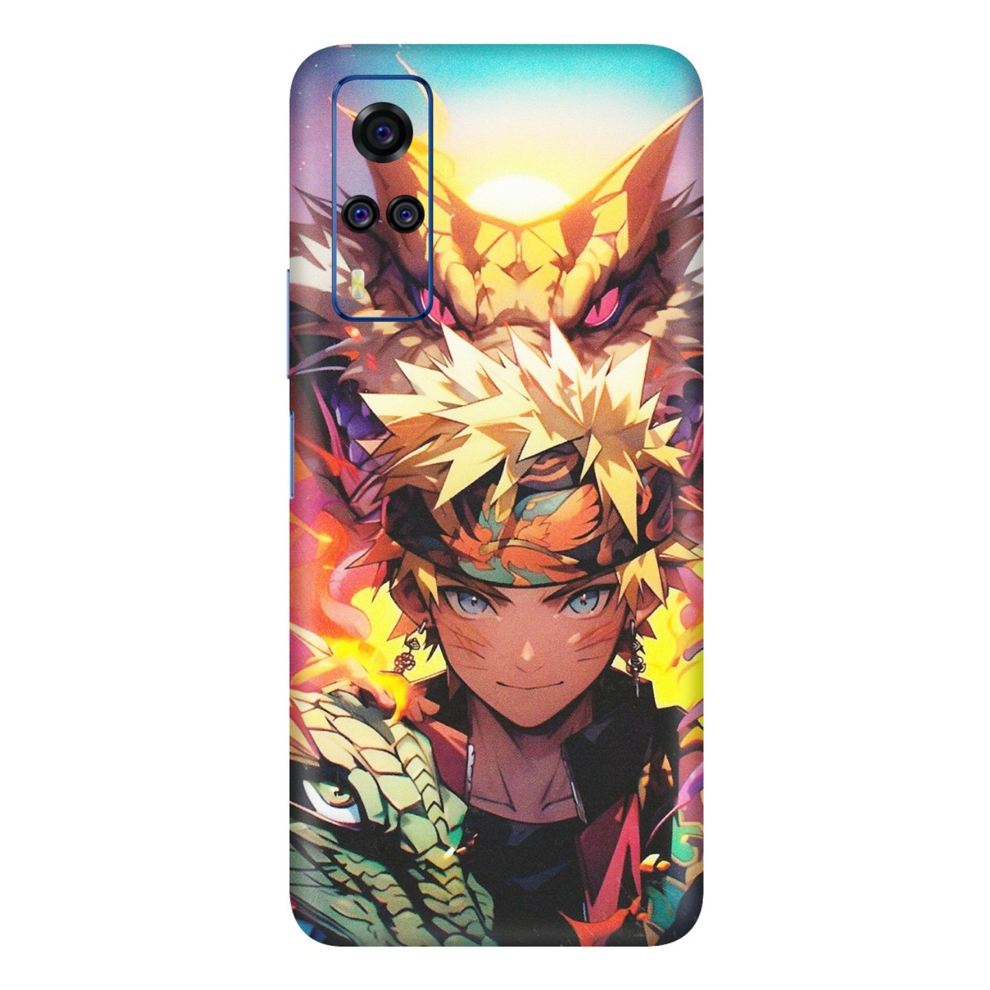 VIVO Y Series Phone Skins (All Models) - Angry Naruto Anime - Matte Finish (M-148) Vivo Y51