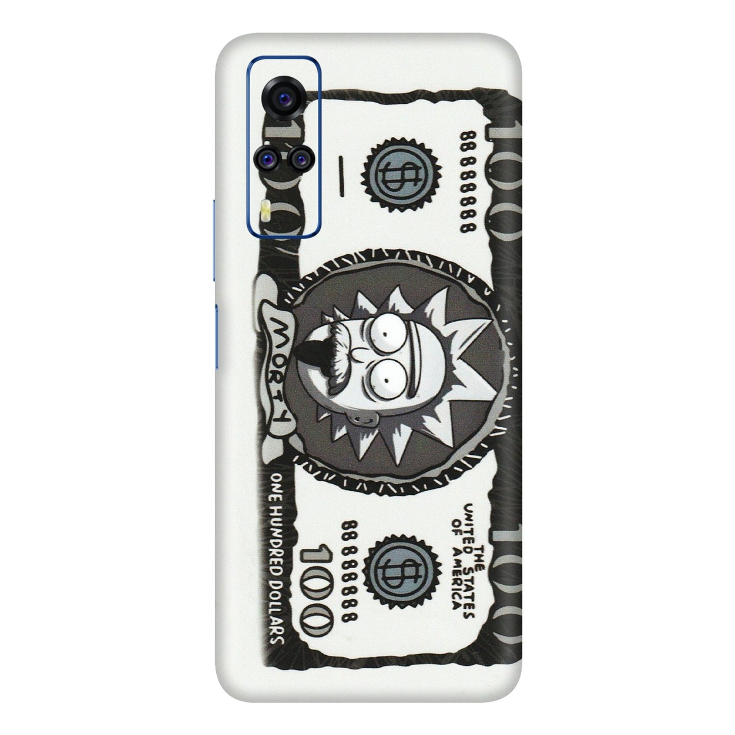 VIVO Y Series Phone Skins (All Models) - Rick And Morty Hundred Dollar Anime - Matte Finish (M-161) Vivo Y51