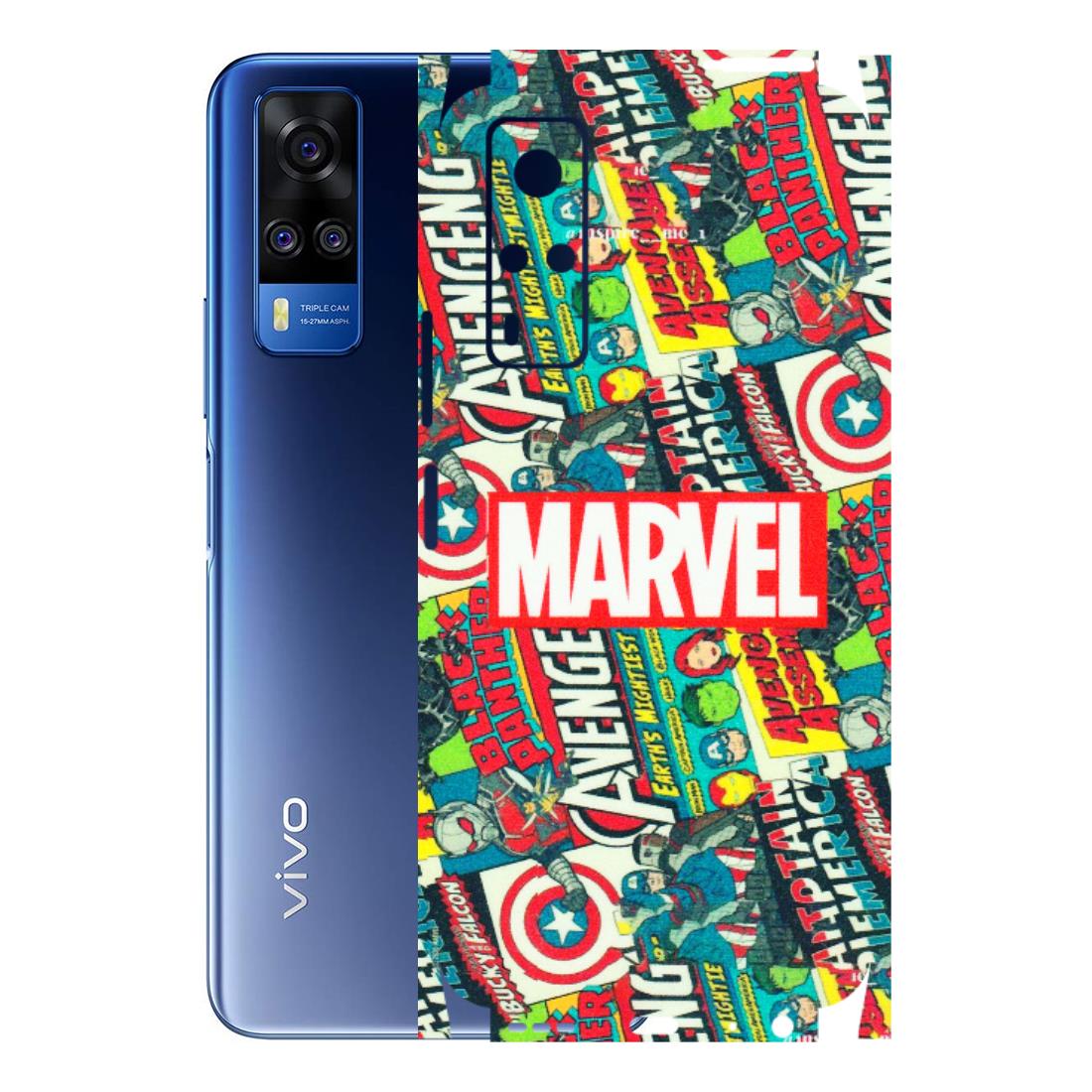 VIVO Y Series Phone Skins (All Models) - Marvel Comic Lover - Matte Finish (M-30) Vivo Y51