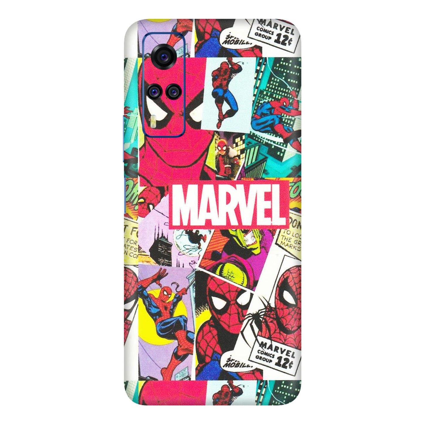 VIVO Y Series Phone Skins (All Models) - Marvel Comic Spiderman Grafitti - Matte Finish (M-72) Vivo Y51
