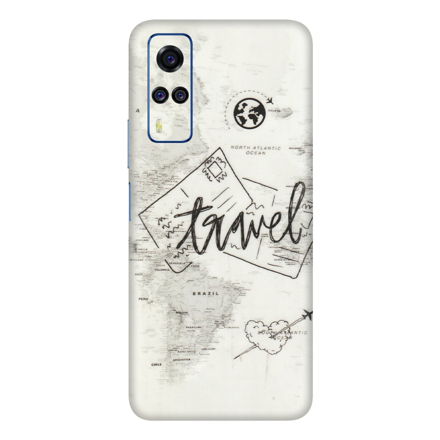VIVO Y Series Phone Skins (All Models) - Travel Ticket - Transparent Finish (T-06) Vivo Y51